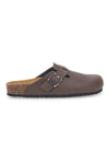 Sabot marrone con fibbia e sottopiede in pelle Biomodex 32950