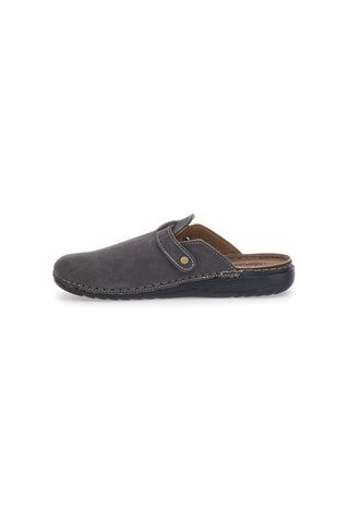 Jasonstone B001 Braune Clogs mit dekorativer Schnalle