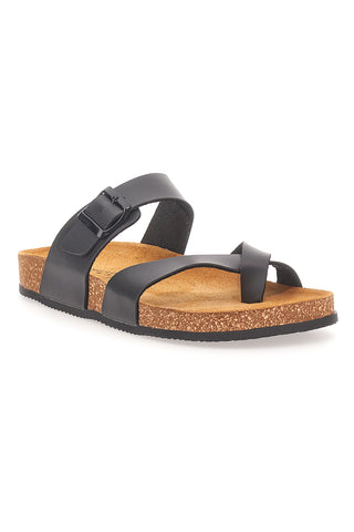 Ciabatte infradito nere Made in Italy Pittarello Sun 335A311SR