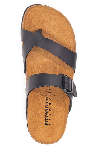 Ciabatte infradito nere Made in Italy Pittarello Sun 335A311SR