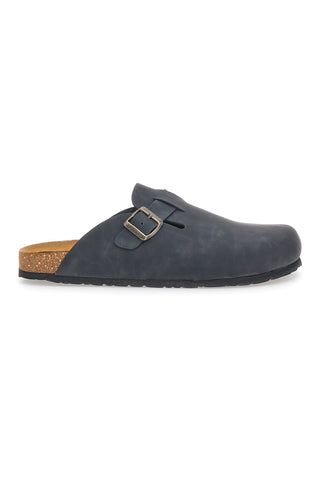 Schwarze geschlossene Hausschuhe mit Ledersohle Made in Italy PITTARELLO TIERRA 335A013PR