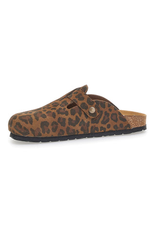 Ciabatte Chiuse Animalier con Sottopiede in Pelle Made in Italy PITTARELLO TIERRA 335A013PR