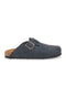 Schwarze geschlossene Hausschuhe mit Ledersohle Made in Italy PITTARELLO TIERRA 335A013PR