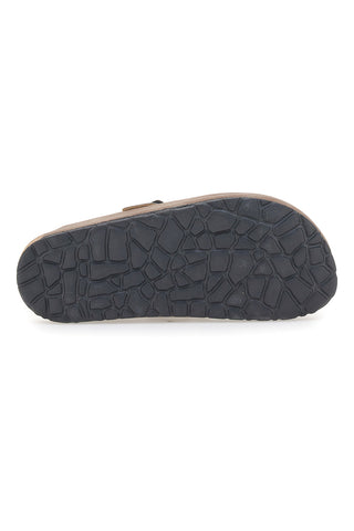 Ciabatte Chiuse Marrone Chiaro con Sottopiede in Pelle Made in Italy PITTARELLO TIERRA 335A013PR