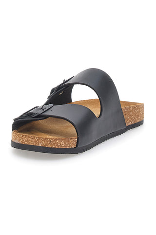 Ciabatte Antracite con Doppia Fibbia Made in Italy PITTARELLO TIERRA 335A20630SR