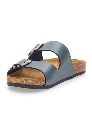 Graue Hausschuhe mit Doppelschnalle Made in Italy PITTARELLO TIERRA 335A20630SR