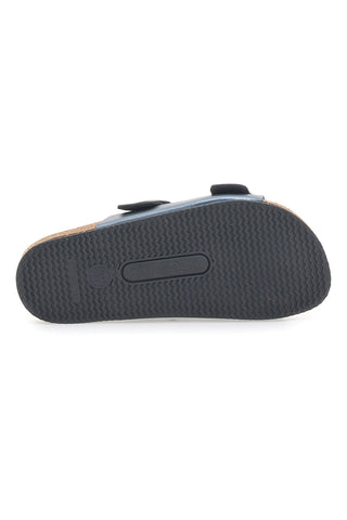 Ciabatte Grigie con Doppia Fibbia Made in Italy PITTARELLO TIERRA 335A20630SR