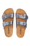 Ciabatte Grigie con Doppia Fibbia Made in Italy PITTARELLO TIERRA 335A20630SR