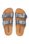 Ciabatte Grigie con Doppia Fibbia Made in Italy PITTARELLO TIERRA 335A20630SR