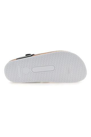 Schwarze Flip-Flops aus echtem Leder, hergestellt in Italien, Pittarello Tierra 335A2177SR