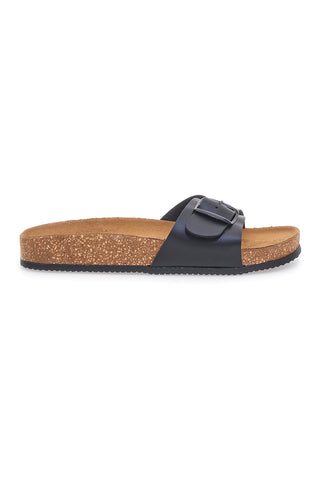 Ciabatte Nere a Fascia Made in Italy PITTARELLO TIERRA 335A21030SR