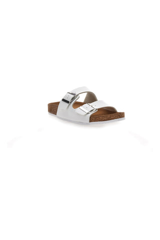 Ciabatte Bianche con Doppia Fibbia Made in Italy PITTARELLO TIERRA 335A00630SR