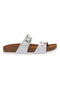 Ciabatte Bianche con Doppia Fibbia Stretta PITTARELLO TIERRA 335A006SR