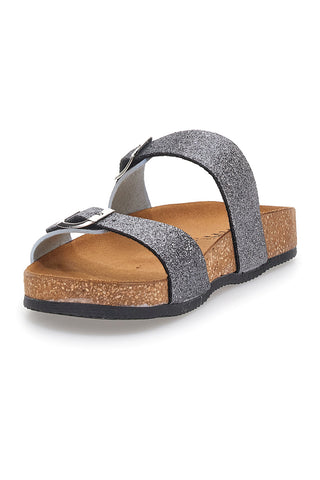 Ciabatte Grigie con Doppia Fibbia PITTARELLO TIERRA 335A006SR