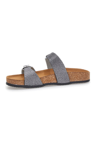 Ciabatte Grigie con Doppia Fibbia PITTARELLO TIERRA 335A006SR
