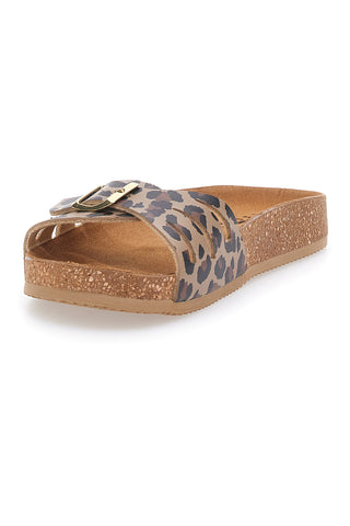 Leoparden-Hausschuhe, hergestellt in Italien, PITTARELLO TIERRA 335A021SR