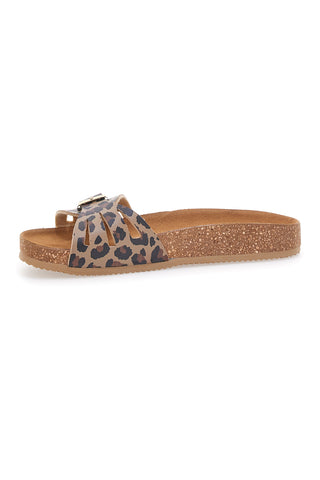 Leoparden-Hausschuhe, hergestellt in Italien, PITTARELLO TIERRA 335A021SR