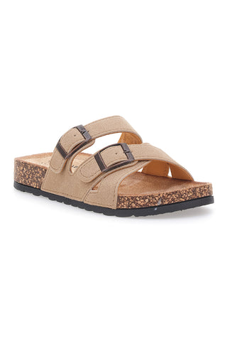 Beige Hausschuhe mit doppelt verstellbarem Band Pittarello Sun BL208417