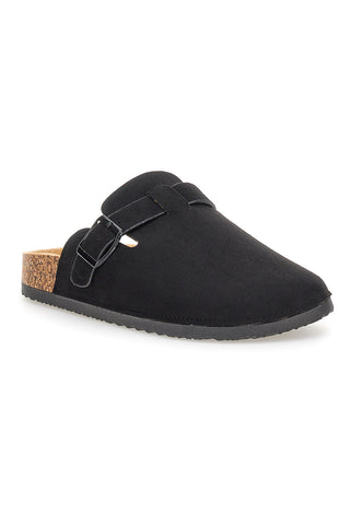 Altemberg 1105 Schwarze Schnallen-Clogs