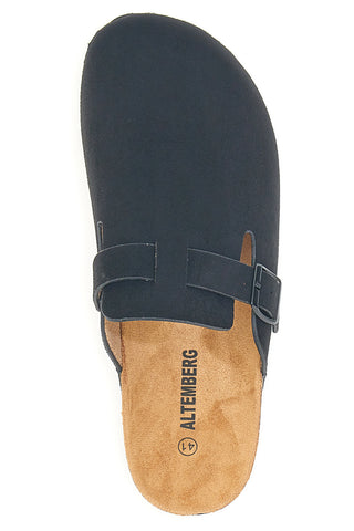 Altemberg 1310 Schwarze Schnallen-Clogs