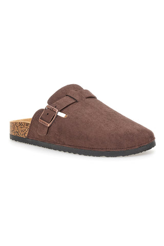 Altemberg 1310 Braune Schnallen-Sabot-Slipper