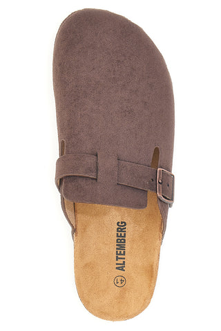 Altemberg 1310 Braune Schnallen-Sabot-Slipper