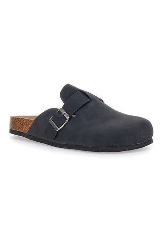 Ciabatte sabot neri con fibbia e sottopiede comfort Goodyear GY42030