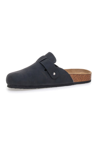 Ciabatte sabot neri con fibbia e sottopiede comfort Goodyear GY42030