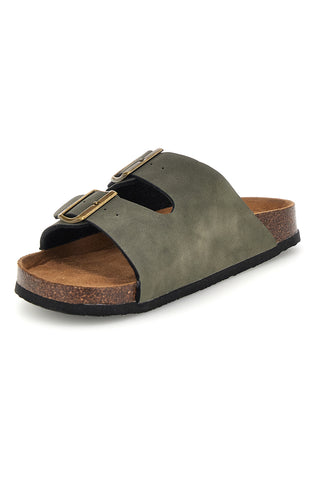 Ciabatte verde con doppia fibbia Goodyear GY11031