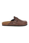 Brauner Slipper mit Goodyear-Schnalle GY42030