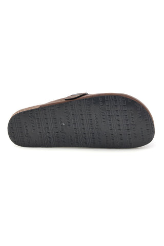 Brauner Slipper mit Goodyear-Schnalle GY42030