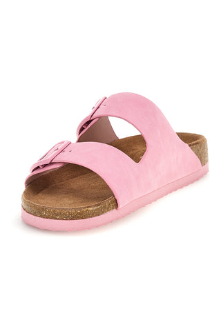 Ciabatte rosa con doppia fibbia Superga S11U109