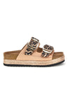 Rosa Gold Hausschuhe mit doppelter Schnalle Superga S11U421
