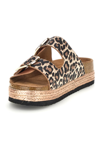Rosa Gold Hausschuhe mit doppelter Schnalle Superga S11U421