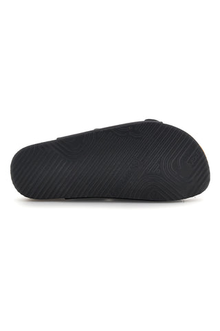 Schwarze Pantoffeln mit doppelter Schnalle Superga S31T618