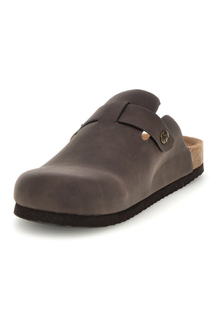 Braune Clog Hausschuhe mit Schnalle Superga S11U700