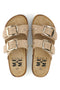 Sandali beige con fibbie e borchie Me & me 15617