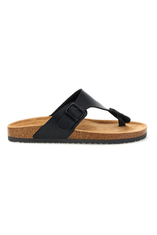 Schwarzer Flip-Flop verstellbare Schnalle Altemberg 121