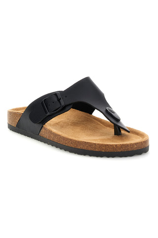Schwarzer Flip-Flop verstellbare Schnalle Altemberg 121