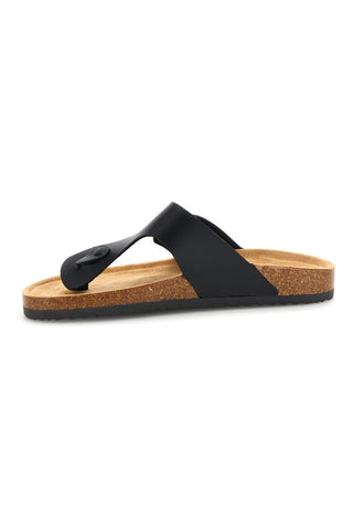 Schwarzer Flip-Flop verstellbare Schnalle Altemberg 121