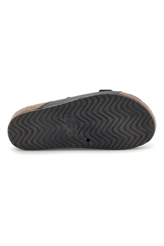Schwarze Hausschuhe mit doppelter Schnalle Pittarello Sonne BLB2505221E