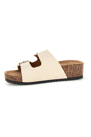 Beige Hausschuhe mit doppelter Schnalle Pittarello Sonne BLB2505221E