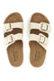 Beige Hausschuhe mit doppelter Schnalle Pittarello Sonne BLB2505221E
