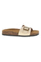 Beige Hausschuhe mit Schnalle Pittarello Sun AP26S1098