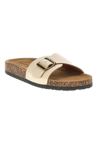Beige Hausschuhe mit Schnalle Pittarello Sun AP26S1098