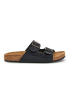Ciabatte nere con doppia fibbia Pittarello tierra 335A038SR