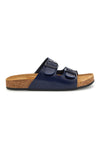 Ciabatte blu con doppia fibbia Pittarello Tierra 335A038SR