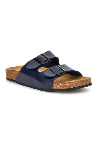 Ciabatte blu con doppia fibbia Pittarello Tierra 335A038SR