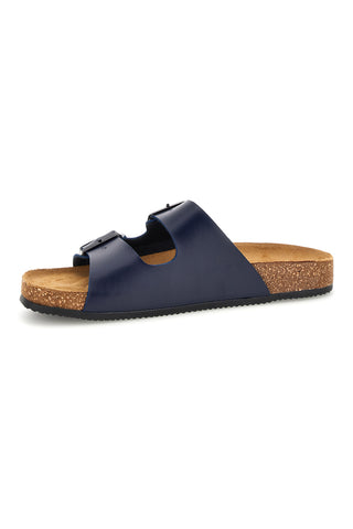 Ciabatte blu con doppia fibbia Pittarello Tierra 335A038SR