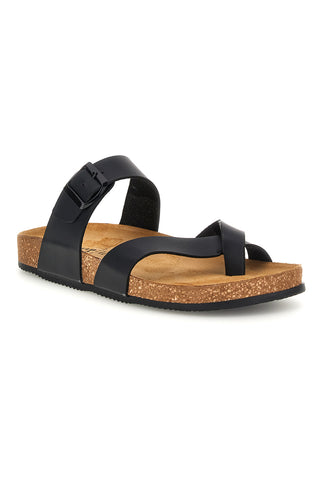 Schwarz Hausschuhe mit Schnalle Pittarello tierra 335A311SR
